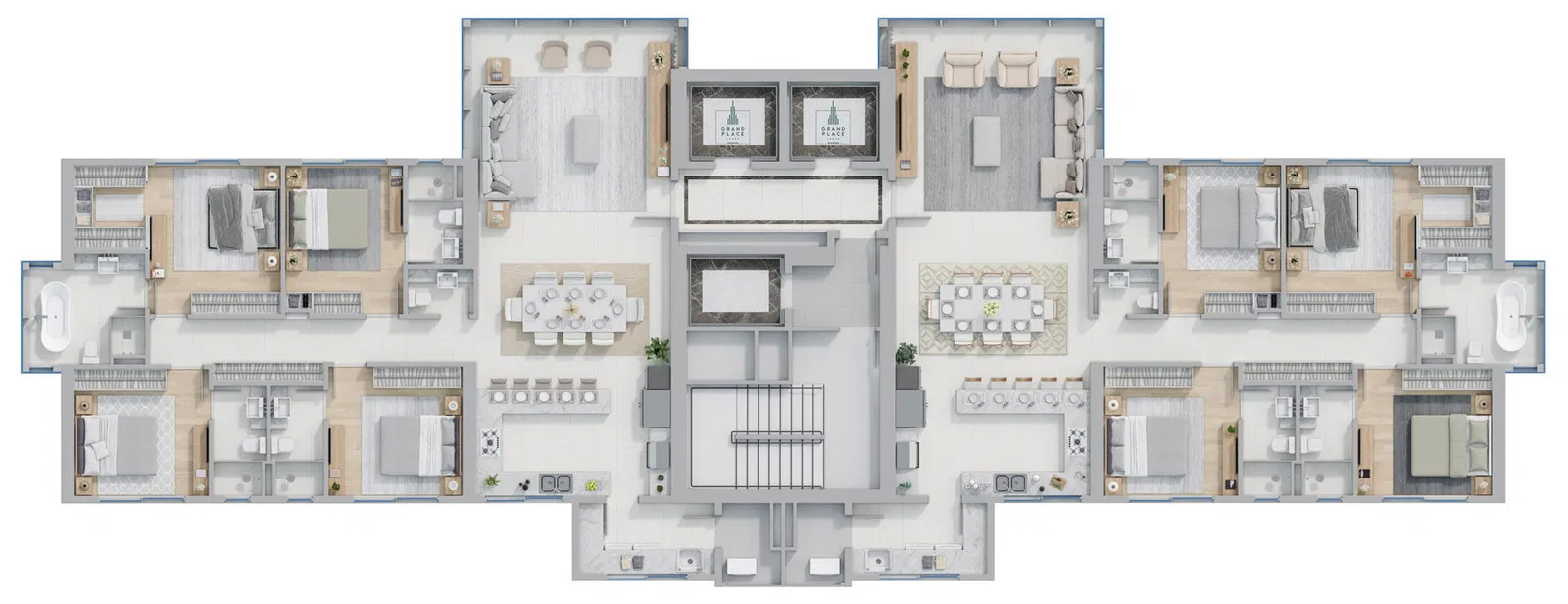 Apartamento no Ed. Grand Place no Centro de Balneário Camboriú - foto 27