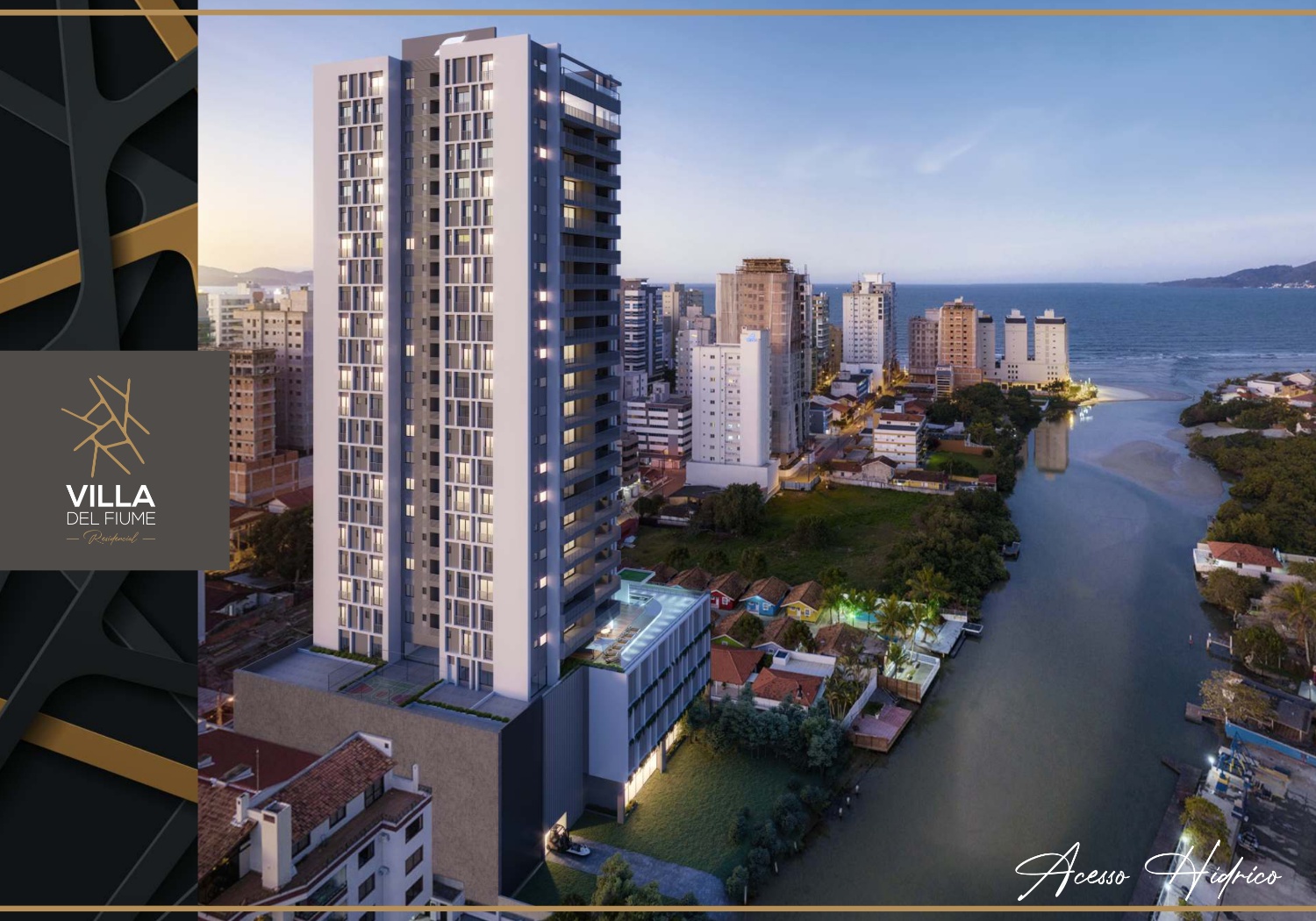 Apartamento no Edifício Villa del Fiume em Itapema