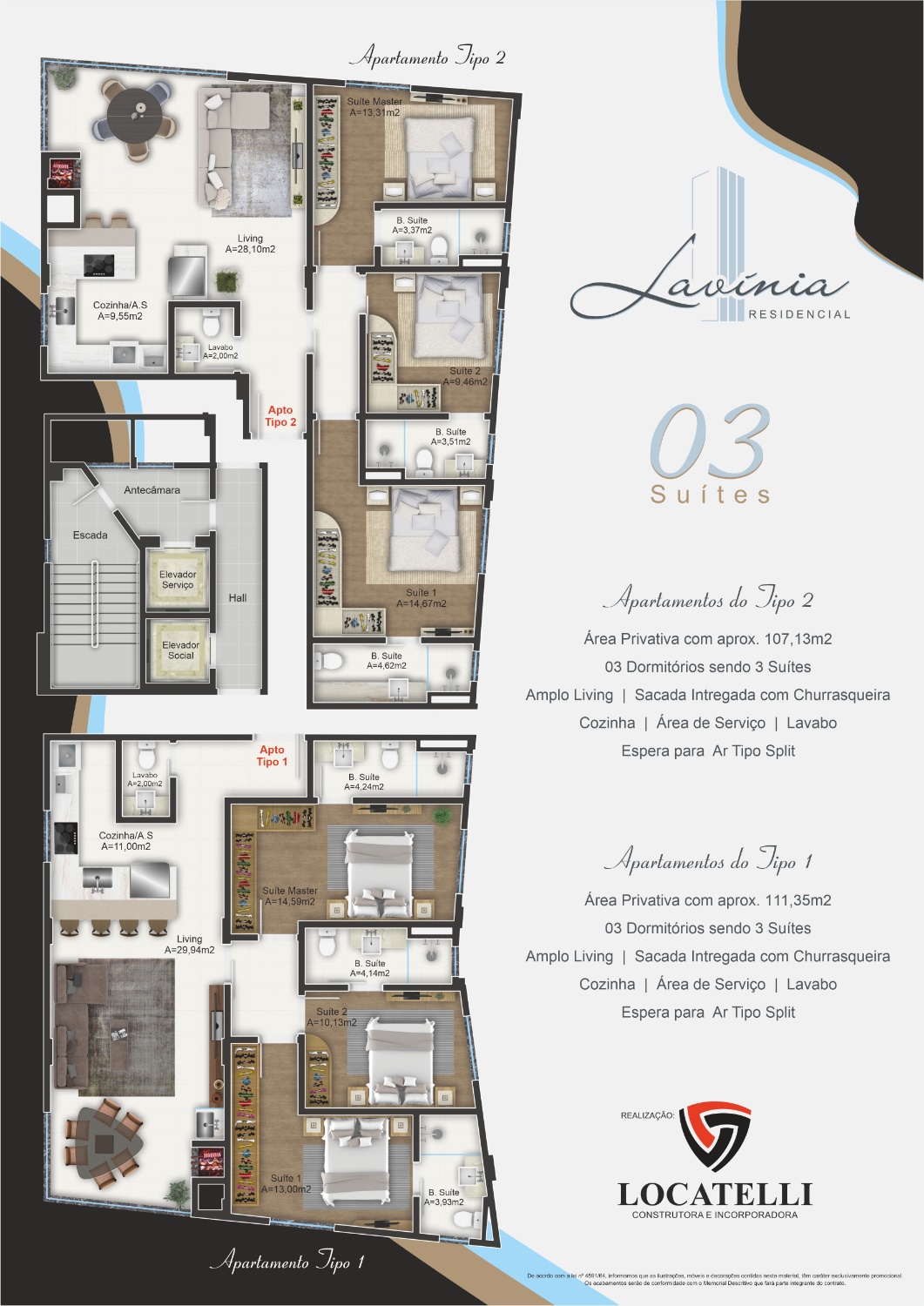 Apartamento no Edifício Lavínia em Porto Belo - foto 19