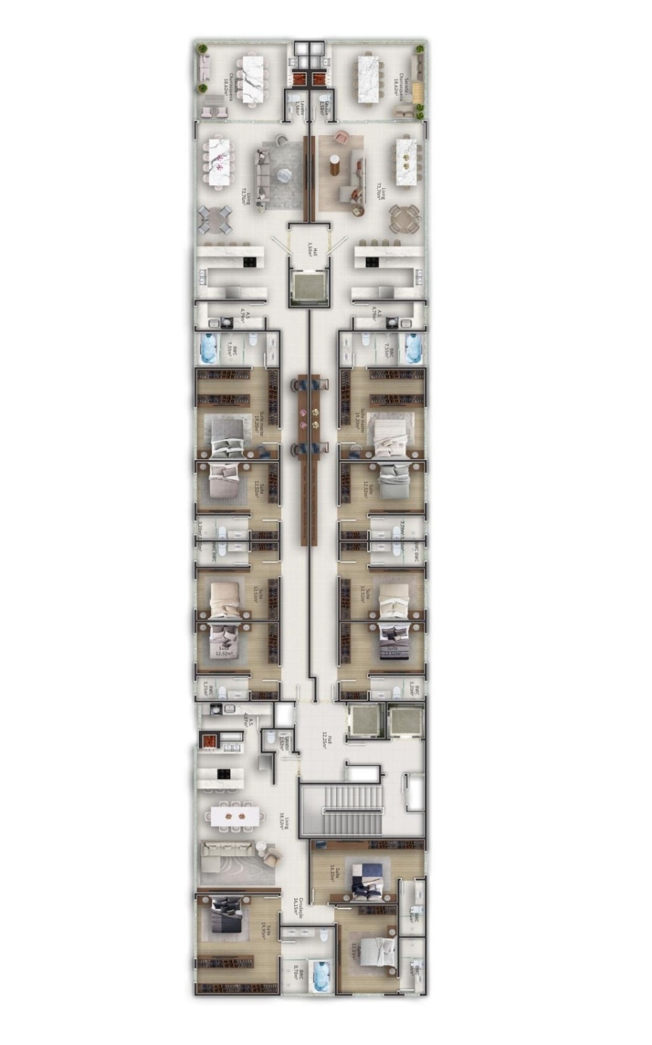 Apartamento no Edifício Emaar Exclusive em Porto Belo - foto 17