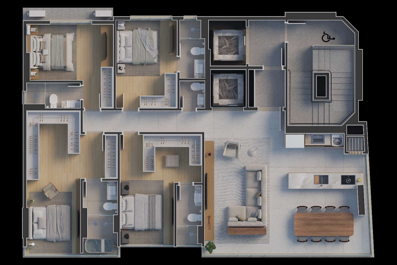 Apartamento no Edifício Vortex Tower em Porto Belo - foto 13
