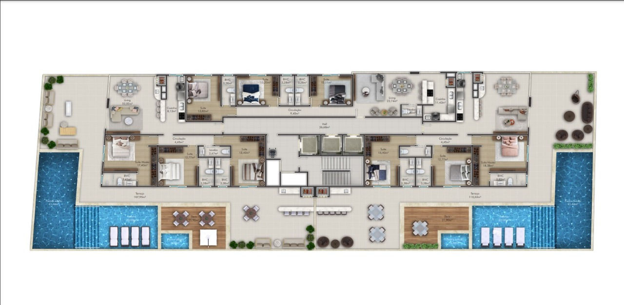 Apartamento no Edifício Macau em Porto Belo - foto 15