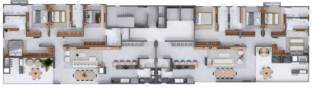 Apartamento no Edifício Dubai Residence em Porto Belo - foto 12