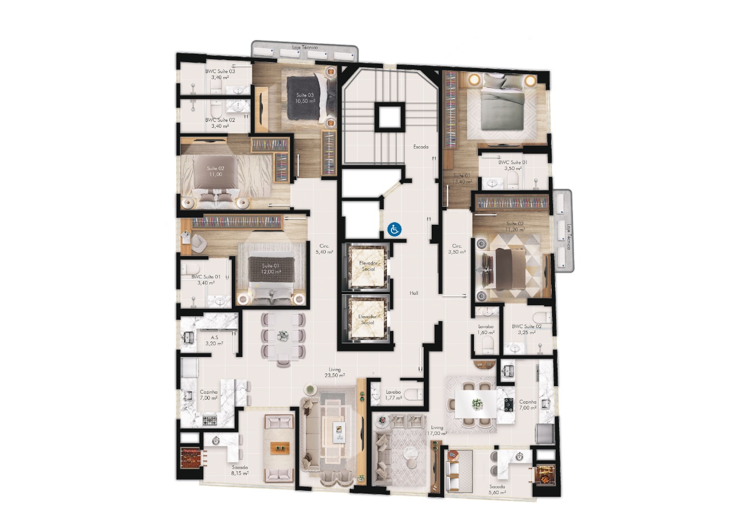 Apartamento no Edifício Vancouver Coast em Porto Belo - foto 13