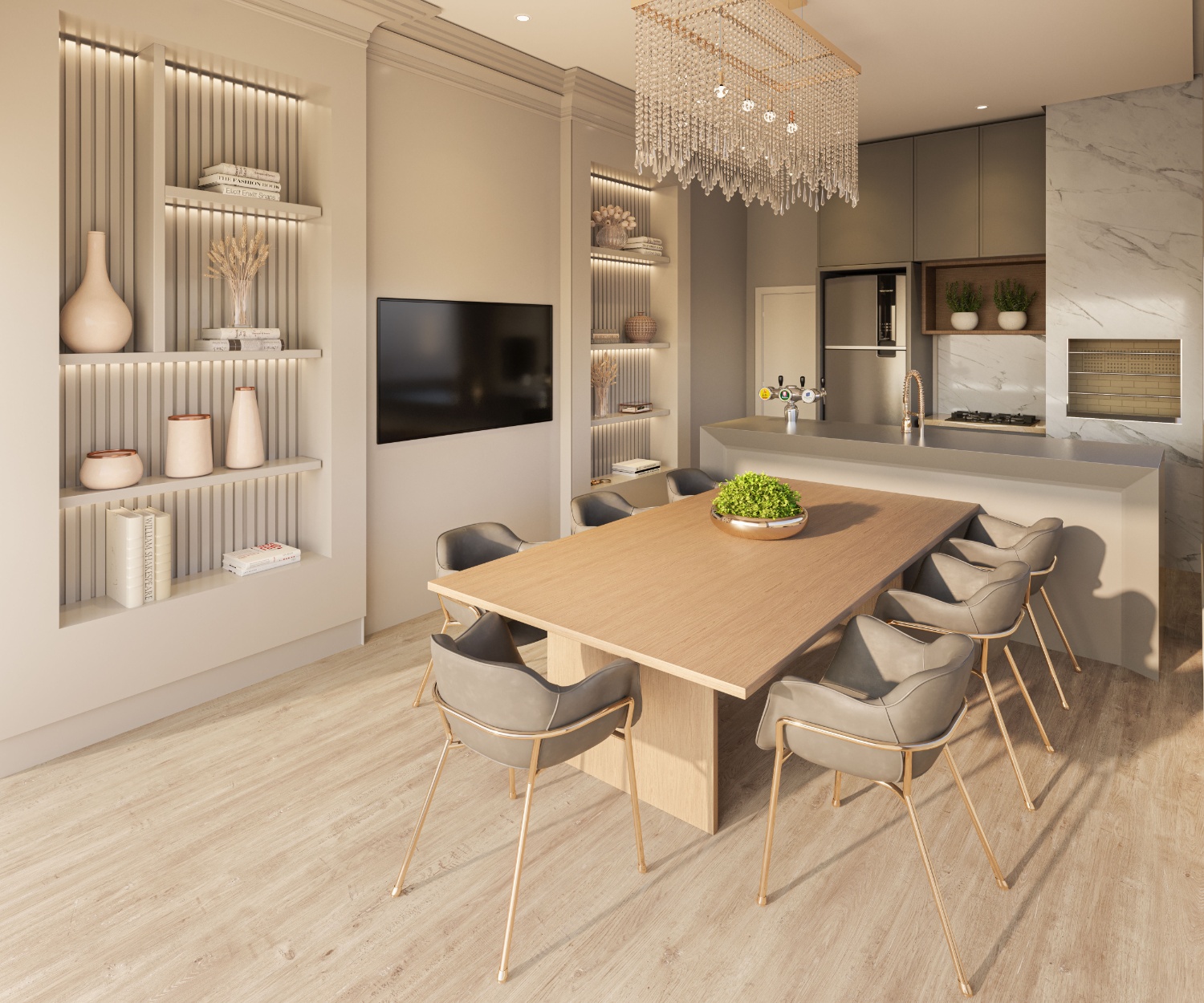 Apartamento no Edifício Celebration Village em Porto Belo - foto 6