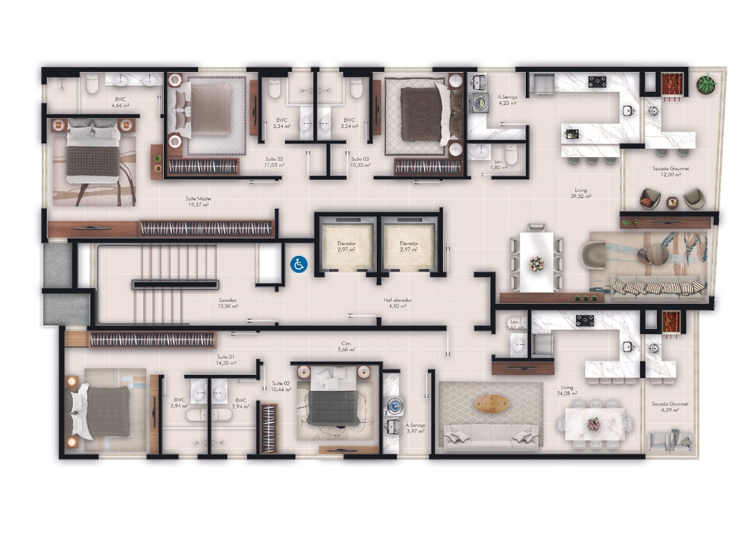 Apartamento no Edifício Celebration Village em Porto Belo - foto 18