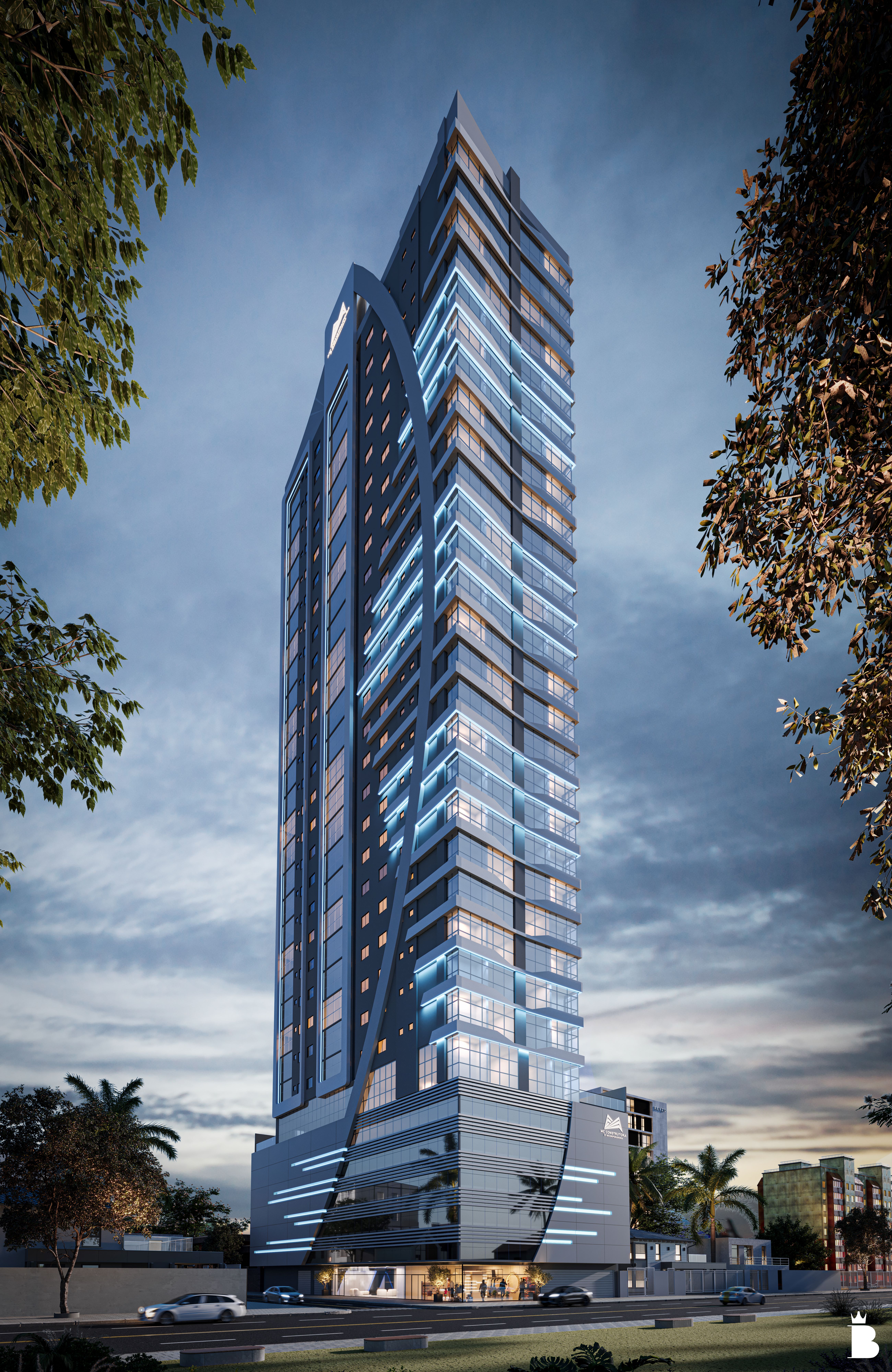 Apartamento o Edifício Blue Building em Porto Belo