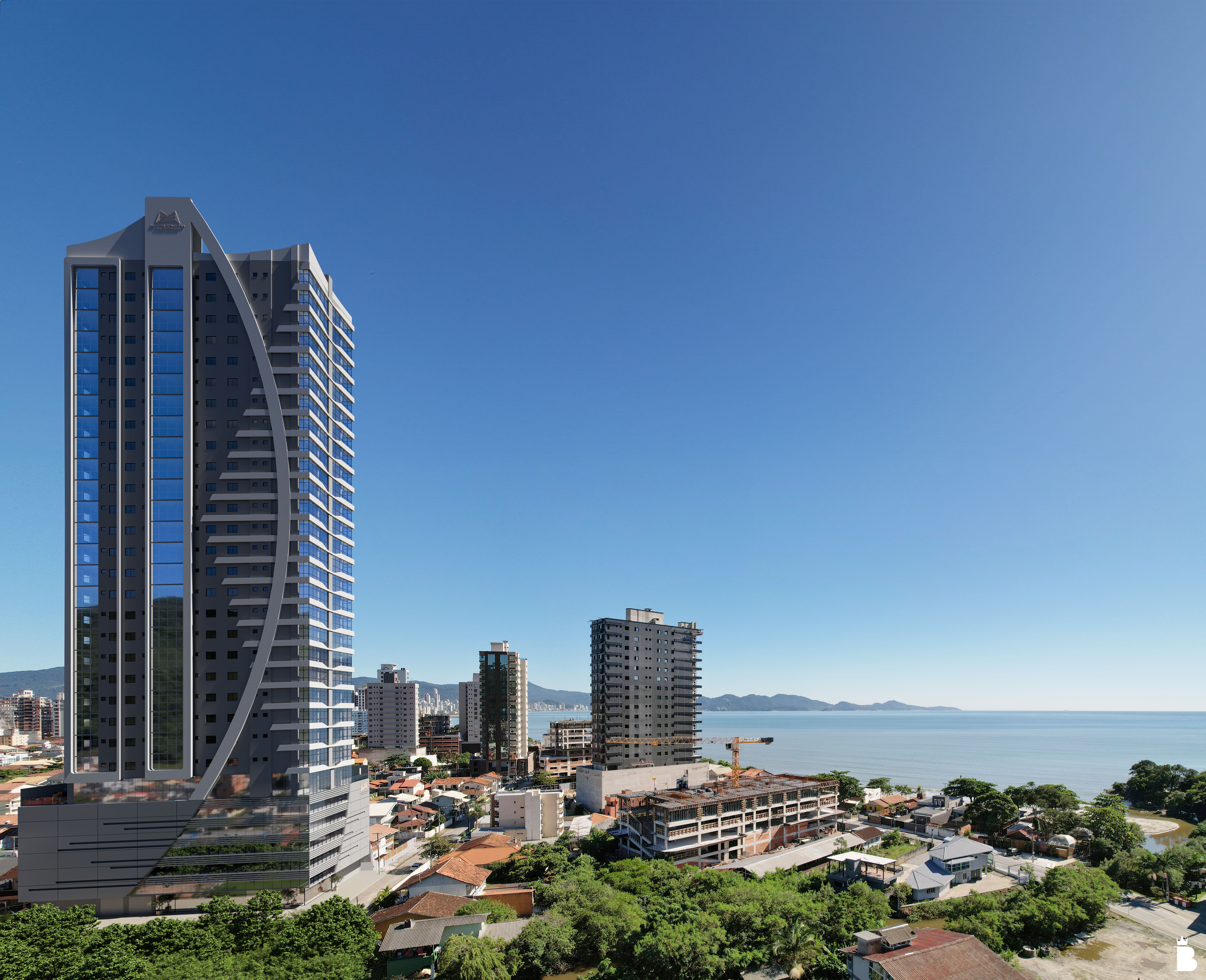 Apartamento o Edifício Blue Building em Porto Belo - foto 3