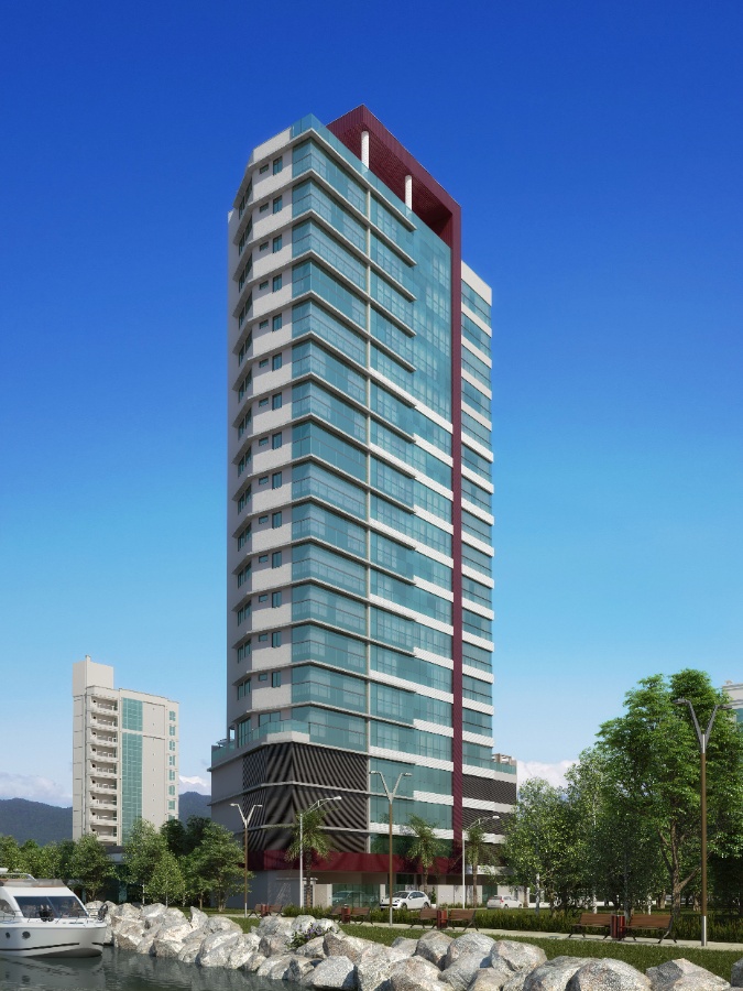 Apartamento no Ed. Veneza Residence em Meia Praia em Itapema