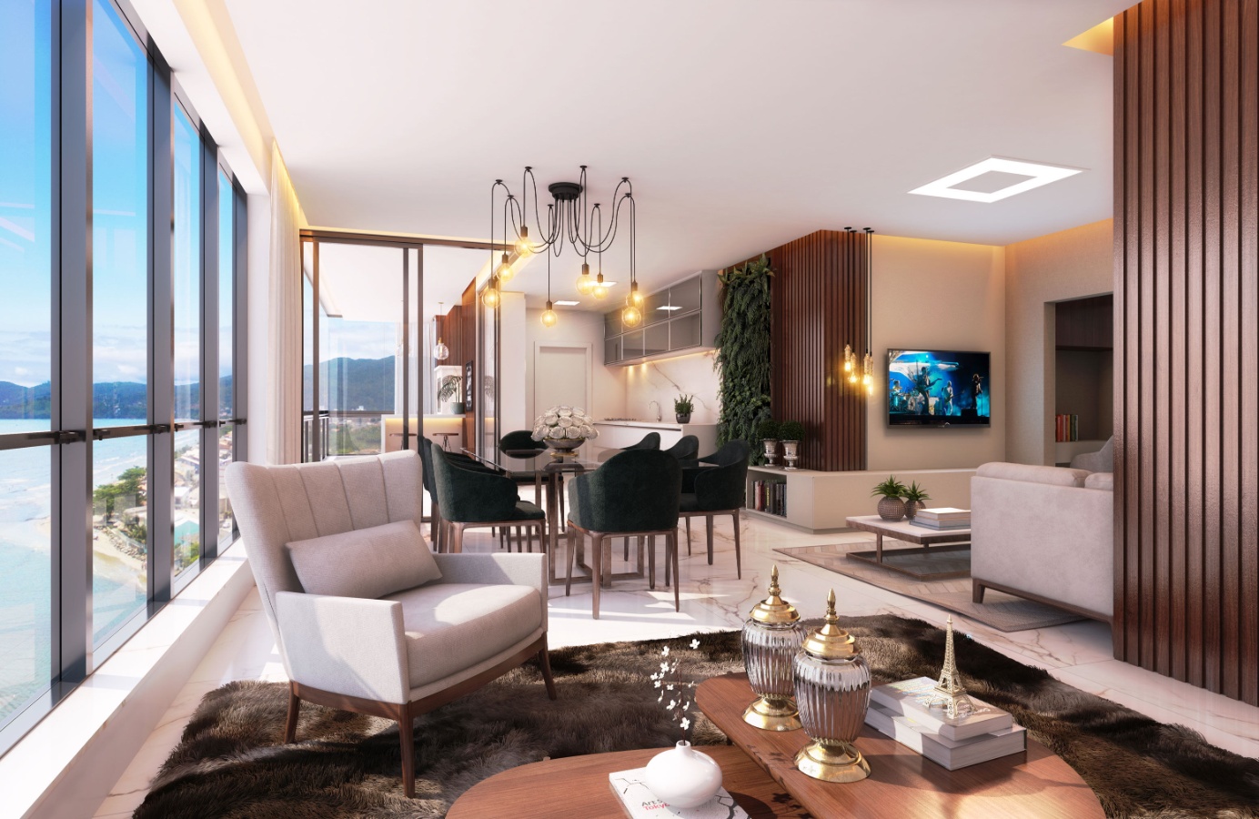 Apartamento no Ed. Veneza Residence em Meia Praia em Itapema