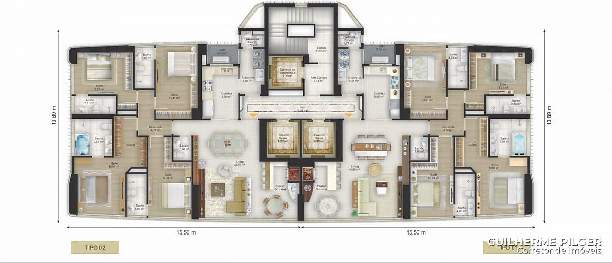 Apartamento no Ed. Vitra by Pininfarina em Balneário Camboriú - foto 24