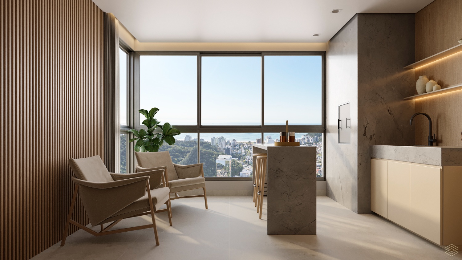 Apartamento no Edifício Positano Residencial em Praia Brava - foto 18