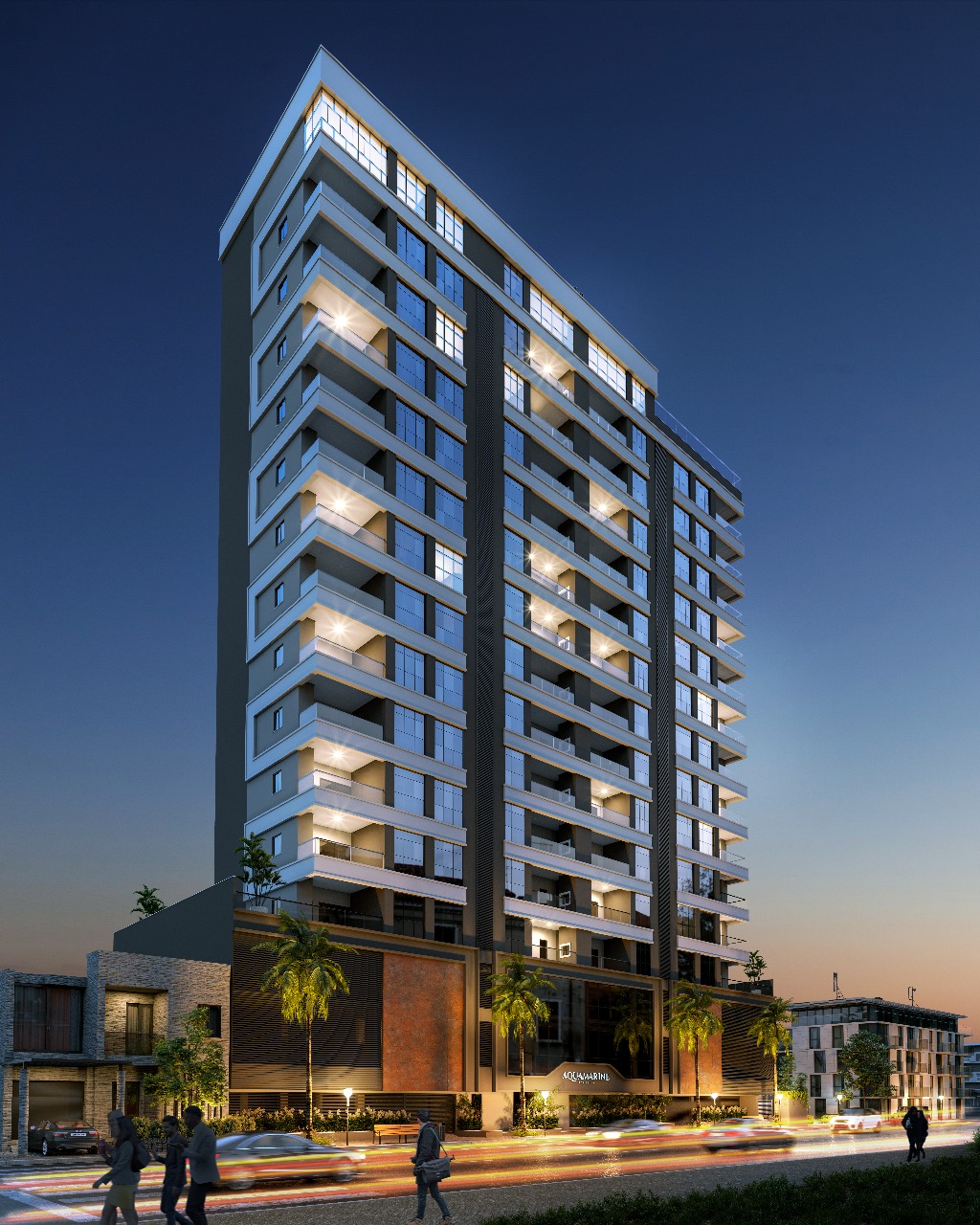 Apartamento no Edifício Aquamarine Residence em Porto Belo - foto 4