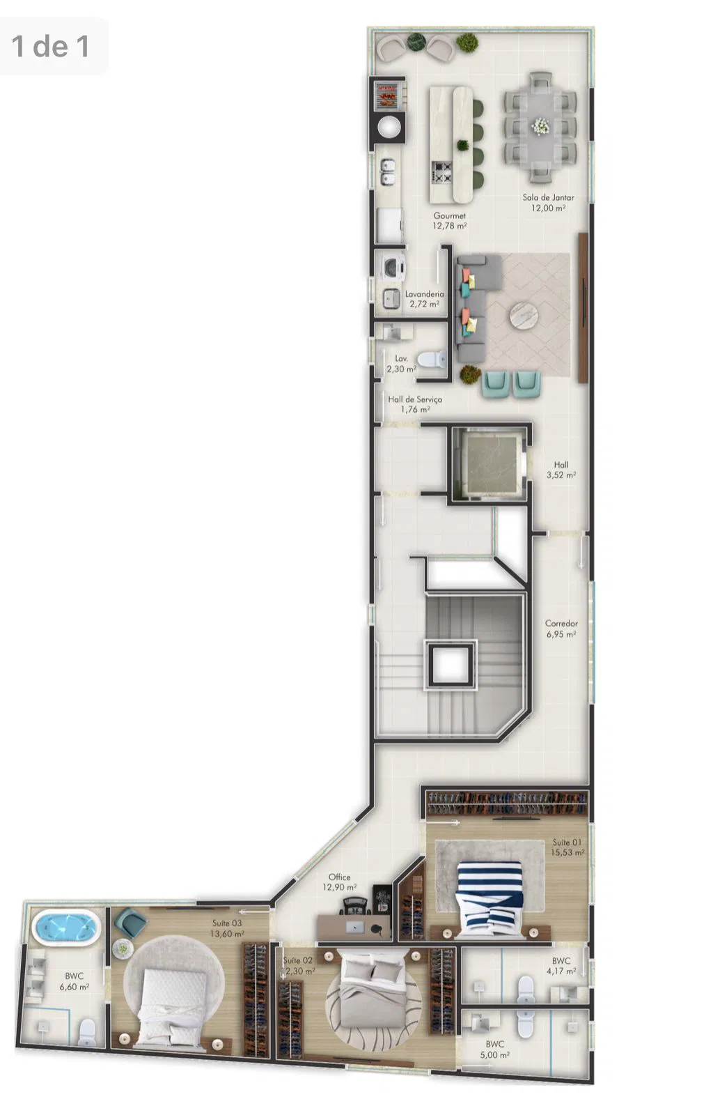 Apartamento no Edifício Soft Breeze em Porto Belo - foto 11