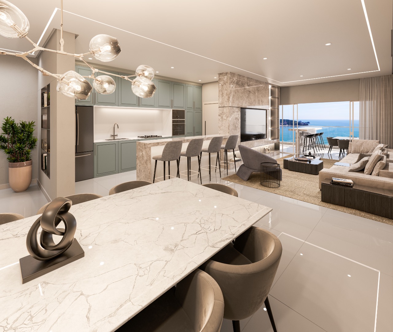 Apartamento no Edifício Lúmen Tower em Itapema - foto 8