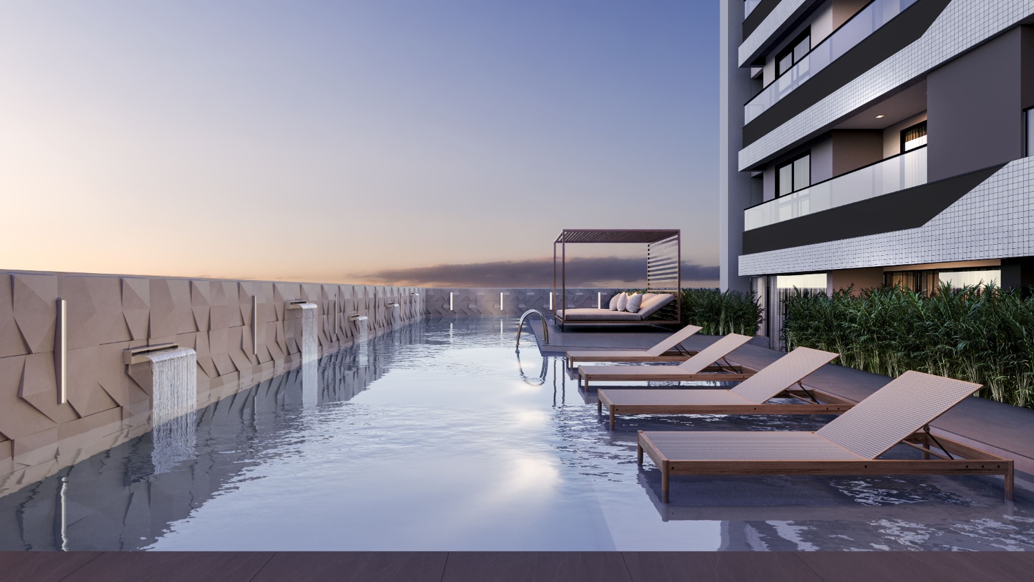 Apartamento no Ed. Brava Valley na Praia Brava - foto 2