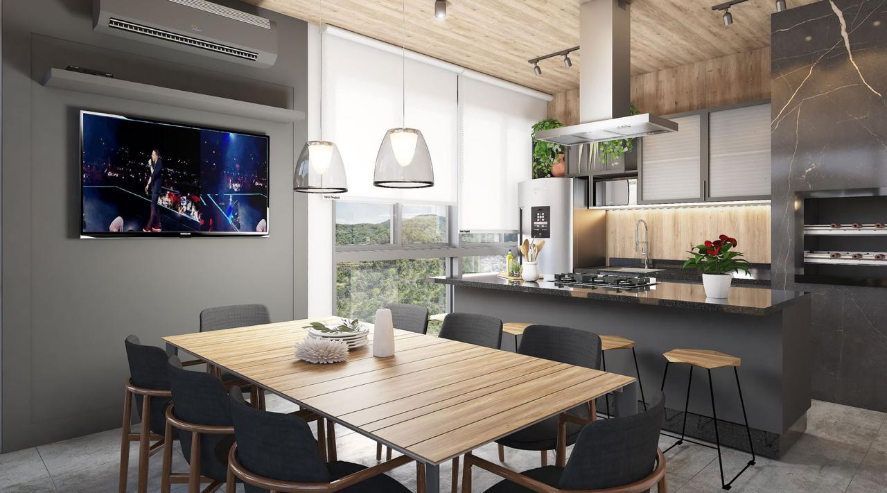 Apartamento no Ed. L´Aquamarine em Praia Brava - foto 9