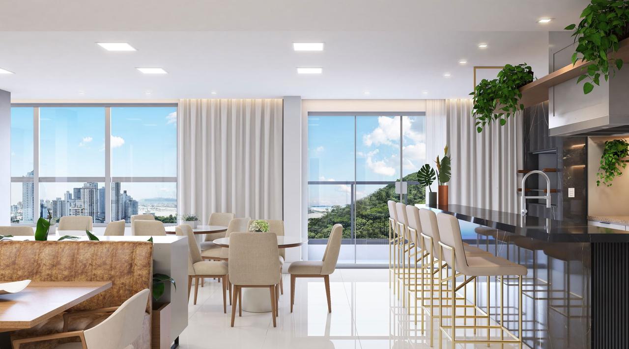 Apartamento no Ed. L´Aquamarine em Praia Brava - foto 19