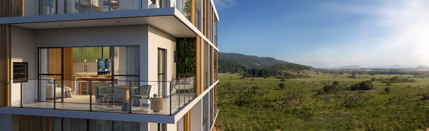 Studio no Edifício Voz no VivaPark em Porto Belo