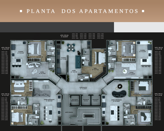 Apartamento no Ed. Downtown Bloulevard em Porto Belo - foto 6