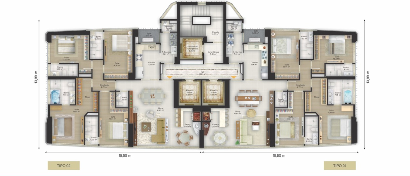 Apartamento no Ed. Vitra by Pininfarina em Balneário Camboriú - foto 9