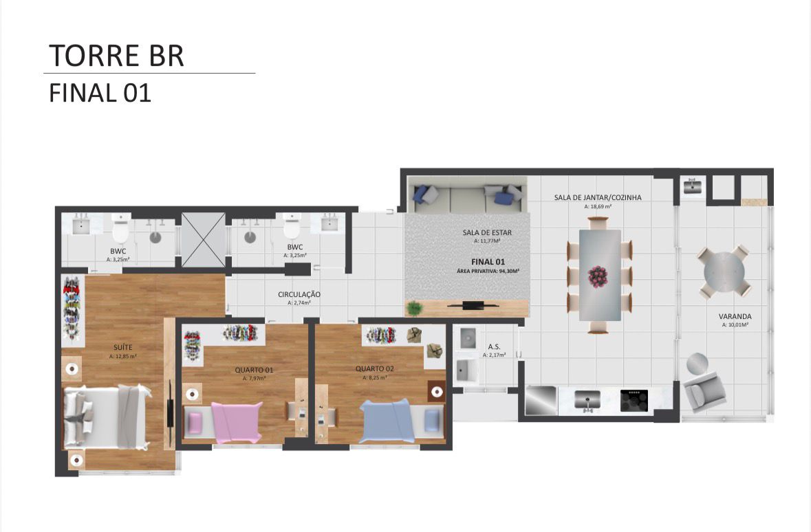 Apartamento no Ed. Barra View em Barra Velha - foto 9