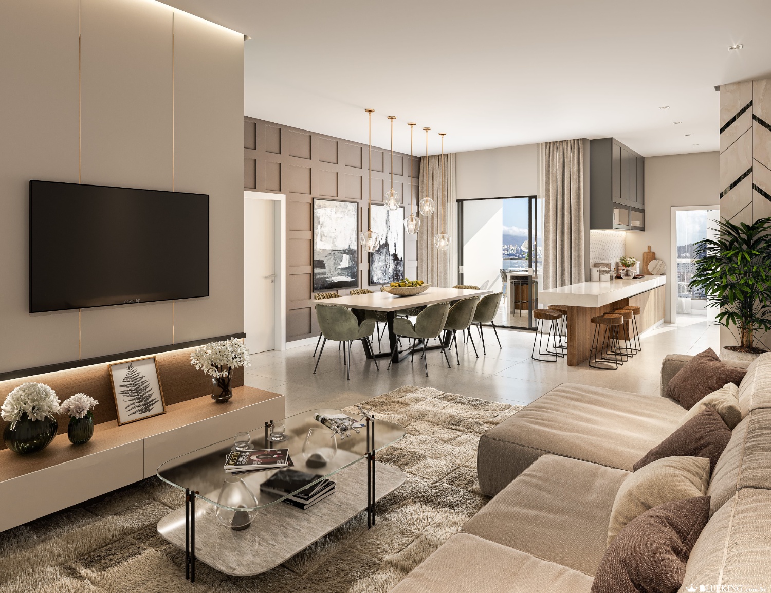 Apartamento no Ed. River Tower em Itapema - foto 6