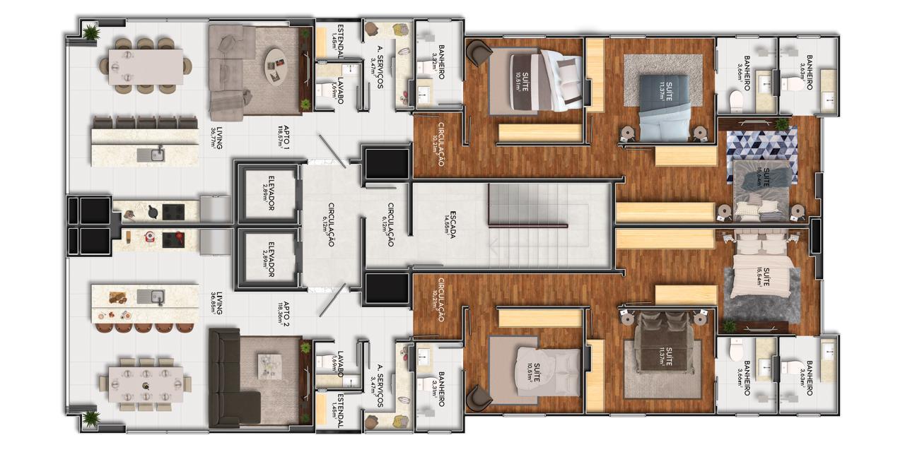 Apartamento Residencial Splendor em Meia Praia, Itapema/SC - foto 21