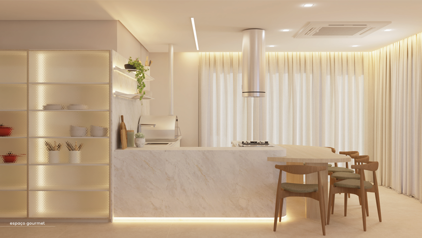 Apartamento Diferenciado no Ed. Aura Living Home na Praia Brava - foto 5
