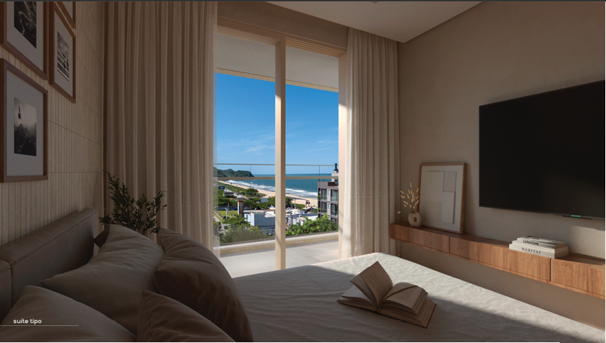 Apartamento no Ed. Aura Living Home na Praia Brava