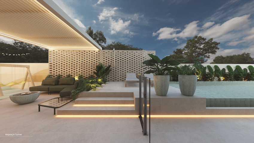 Apartamento no Ed. Aura Living Home na Praia Brava - foto 3