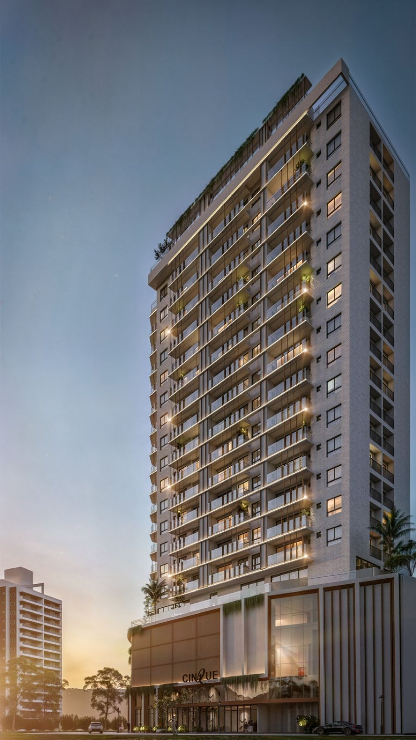 Apartamento no Ed. Cinque na Praia Brava - foto 18