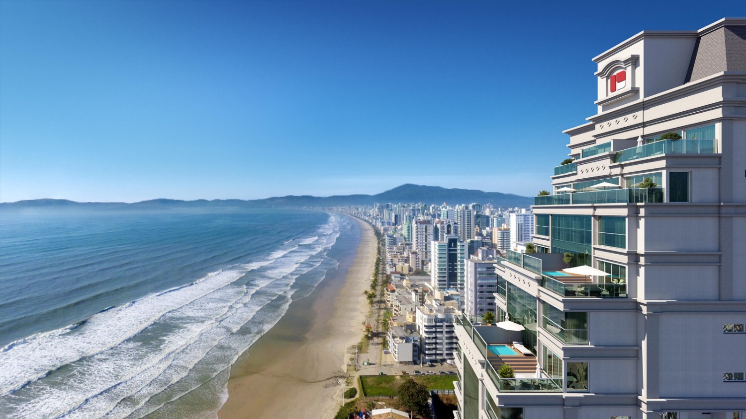 Apartamento no Ed. Lumiere Frente Mar em Itapema - foto 32