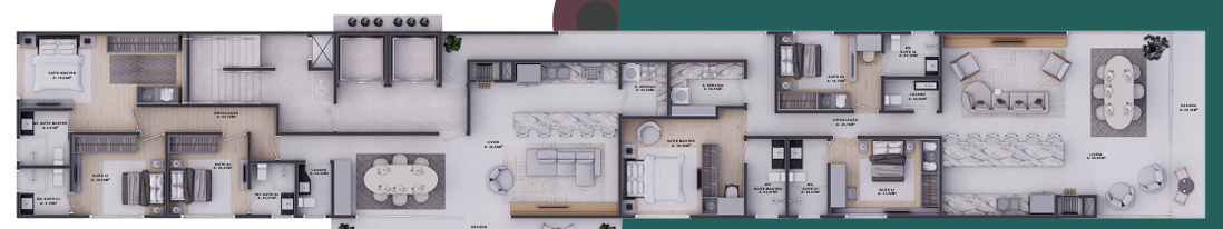 Apartamento no Ed. Jade Ocean na Praia Brava em Itajaí