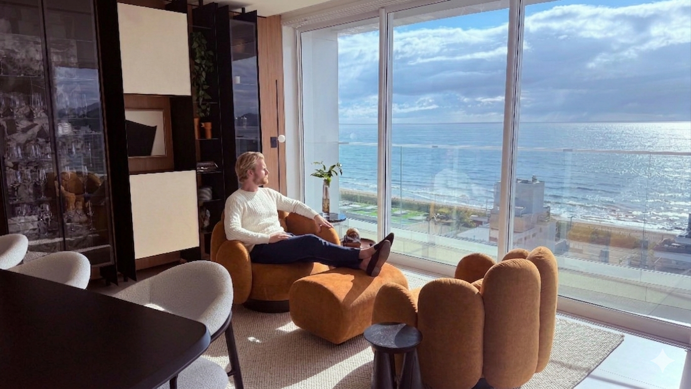 Apartamento no Ed. Le Blanc em Praia Brava