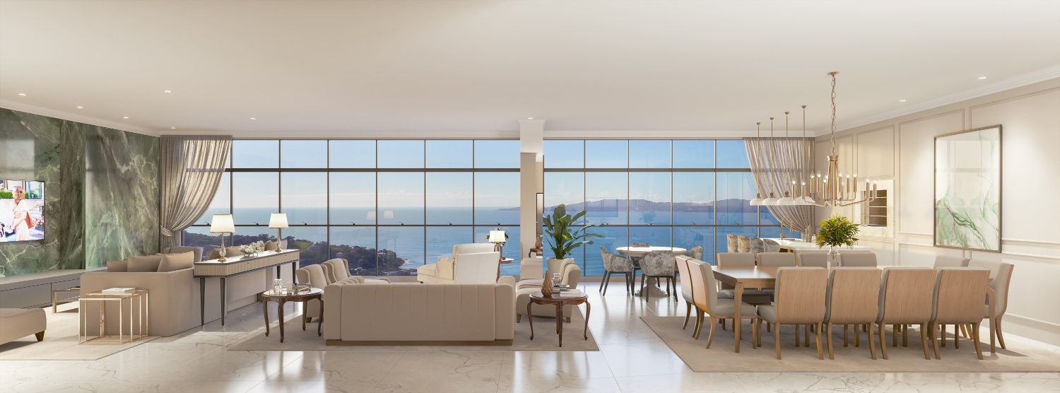 Penthouse no Ed. Montreux em Itapema