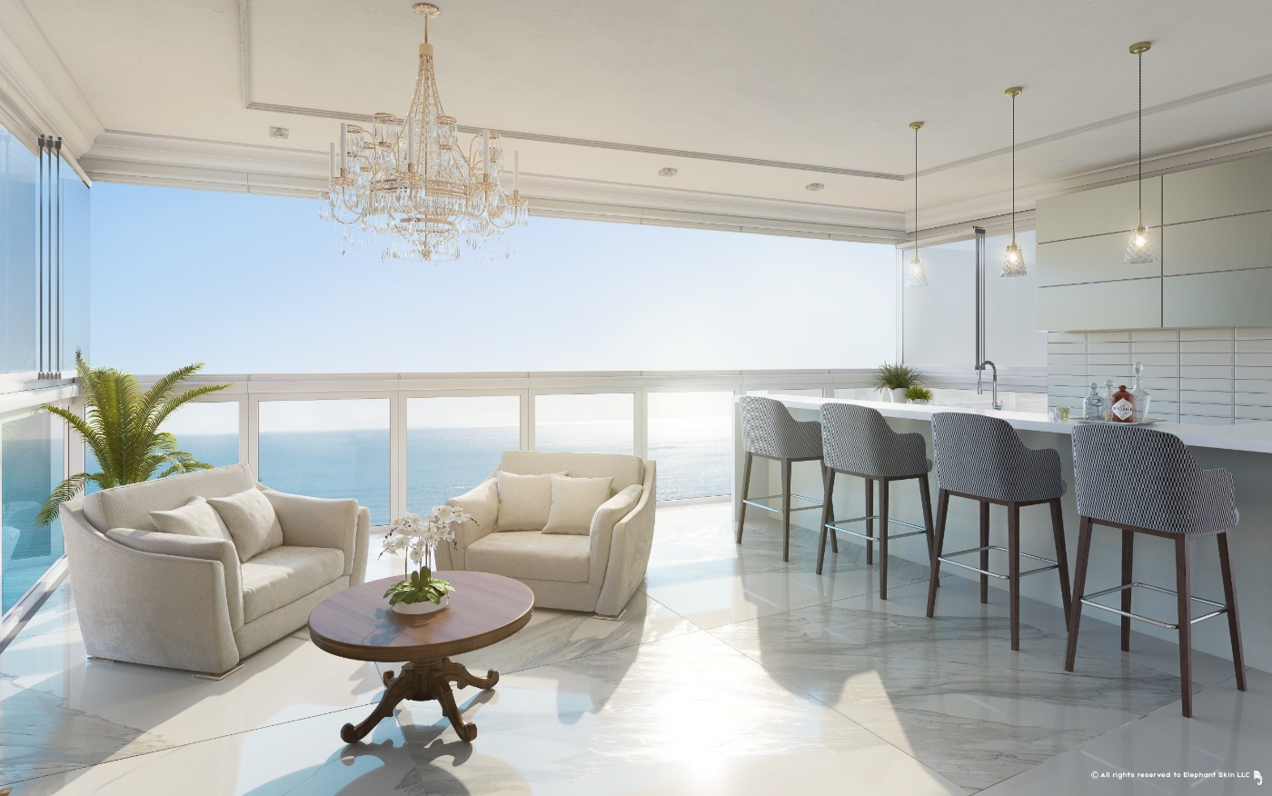 Apartamento no Ed. Palácio Triunfo Residence em Meia Praia em Itapema - foto 4