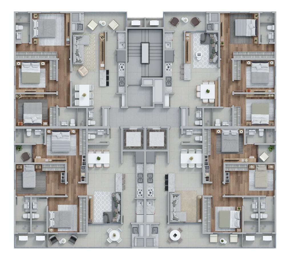 Apartamento no Ed. Residencial JK na Praia Brava - foto 10