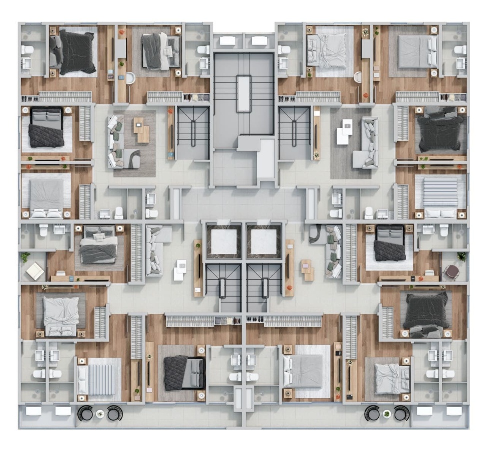 Apartamento no Ed. Residencial JK na Praia Brava - foto 11