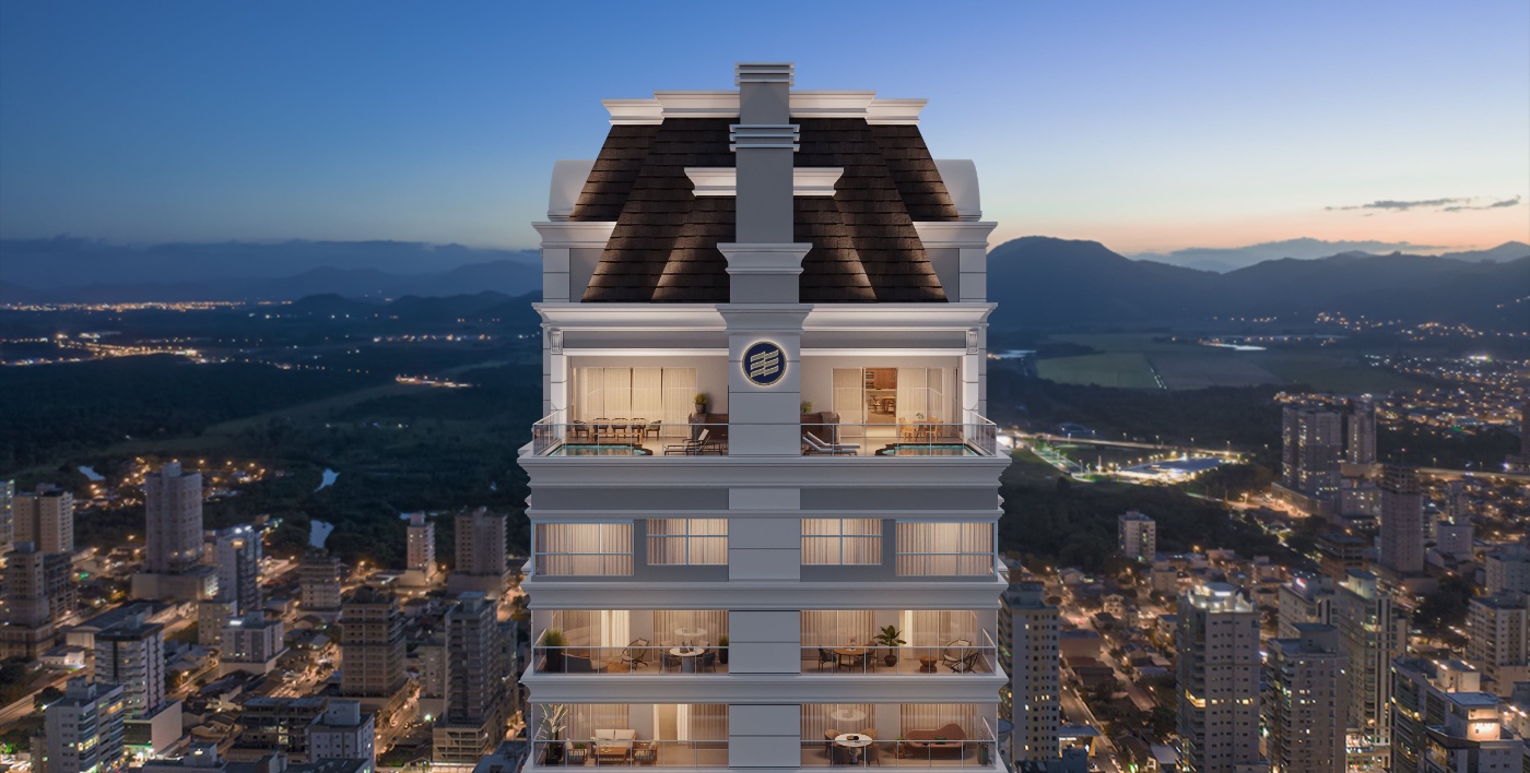 Apartamento com vista para o mar no Ed. L'Atelier em Meia Praia em Itapema - foto 2