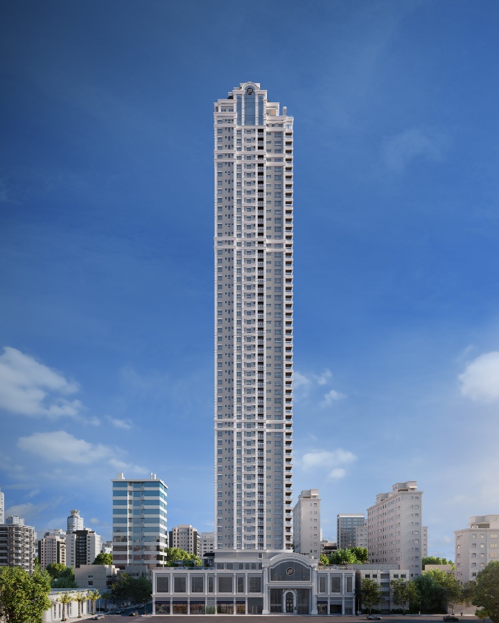 Apartamento com vista para o mar no Ed. L'Atelier em Meia Praia em Itapema - foto 4