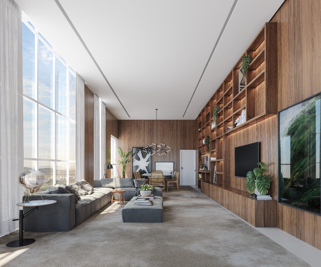 Apartamento com vista para o mar no Ed. L'Atelier em Meia Praia em Itapema - foto 7