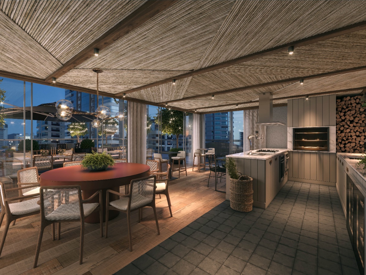 Apartamento com vista para o mar no Ed. L'Atelier em Meia Praia em Itapema - foto 16