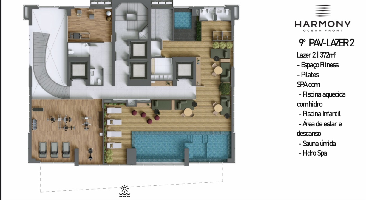 Apartamento Frente Mar no Ed. Harmony Ocean Front em Balneário Camboriú - foto 33