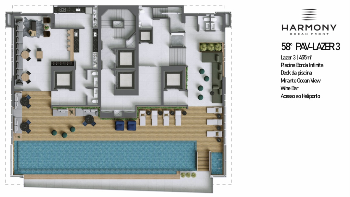 Apartamento Frente Mar no Ed. Harmony Ocean Front em Balneário Camboriú - foto 35