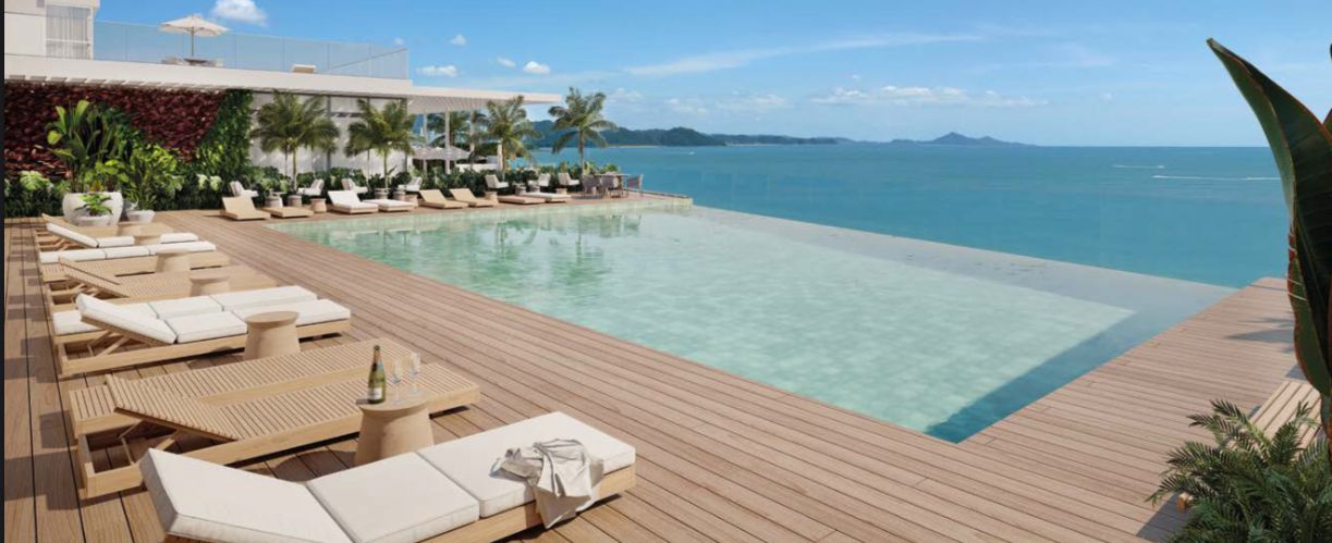 Apartamento frente mar no Ed. Fischer Dreams em Balneário Camboriú
