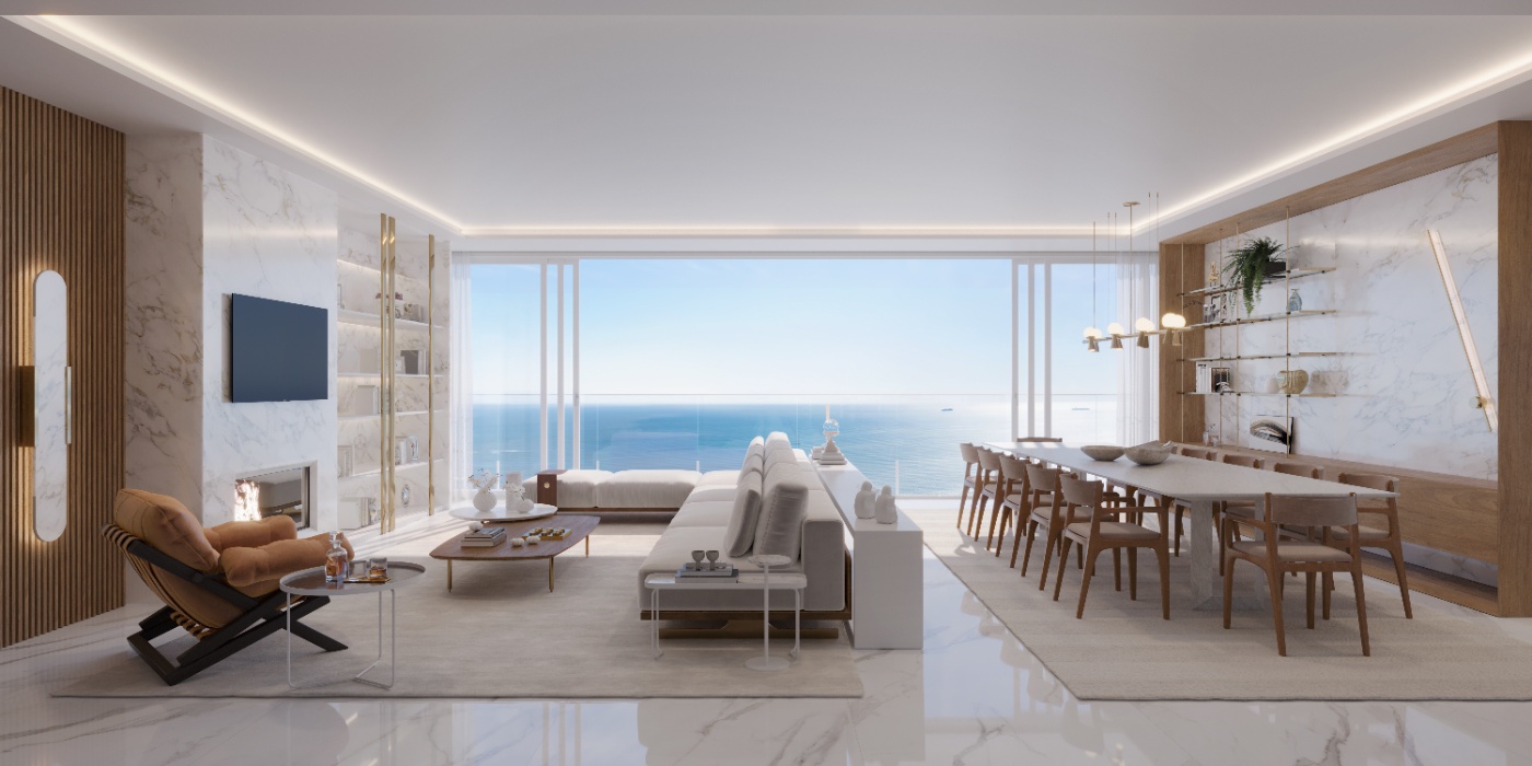 Apartamento frente mar no Ed. Titanium Tower em Balneário Camboriú
