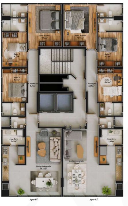 Apartamento no Ed. Lagom em Balneário Camboriú - foto 5