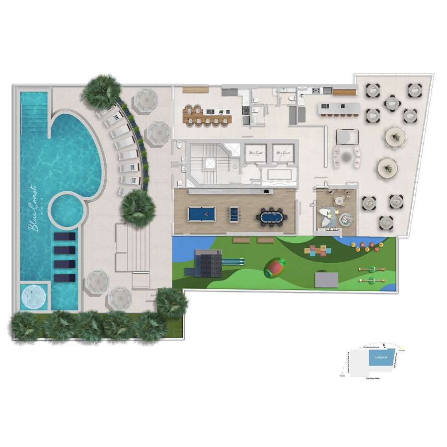 Apartamento no Ed. Blue Coast na Barra Norte em Balneário Camboriú - foto 32
