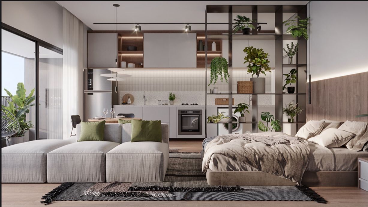 Apartamento Studio com varanda no Vértice no VivaPark em Porto Belo - foto 6